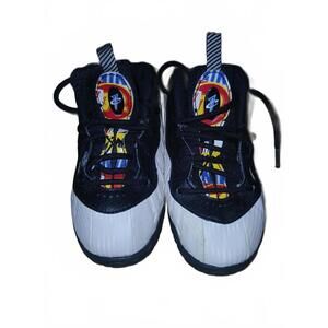 Nike Little Posite One TD Motorsport White DJ5799-100 Toddler Shoes US Size 10C